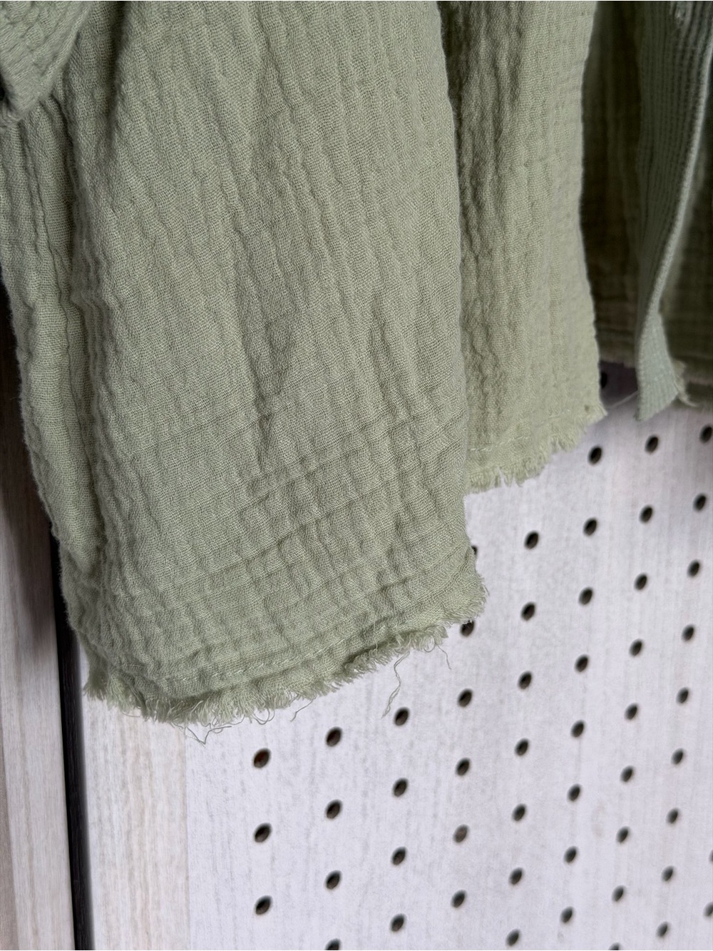 Three Bird Nest Sage Green Casual Button-Down Shirt Dress - Picture 3 of 9